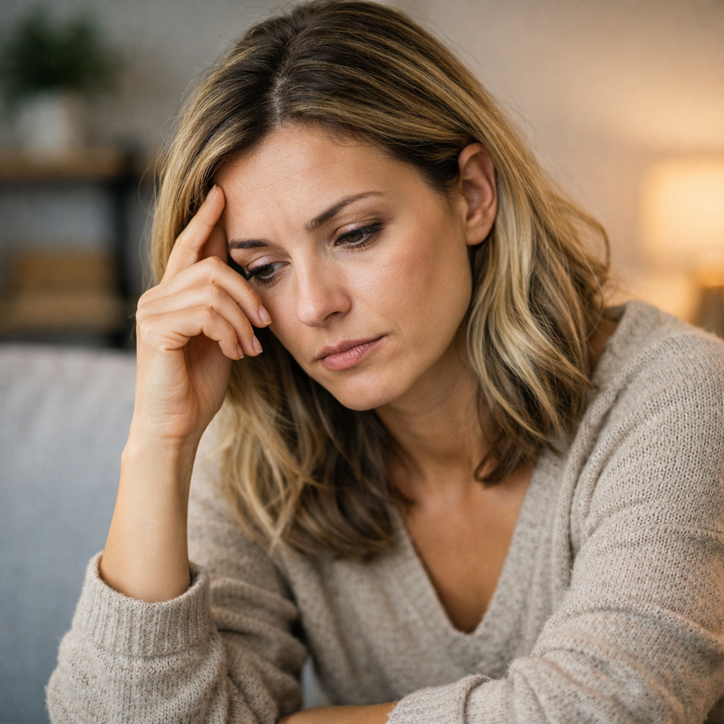 femme fatigue reflexion manque energie solution